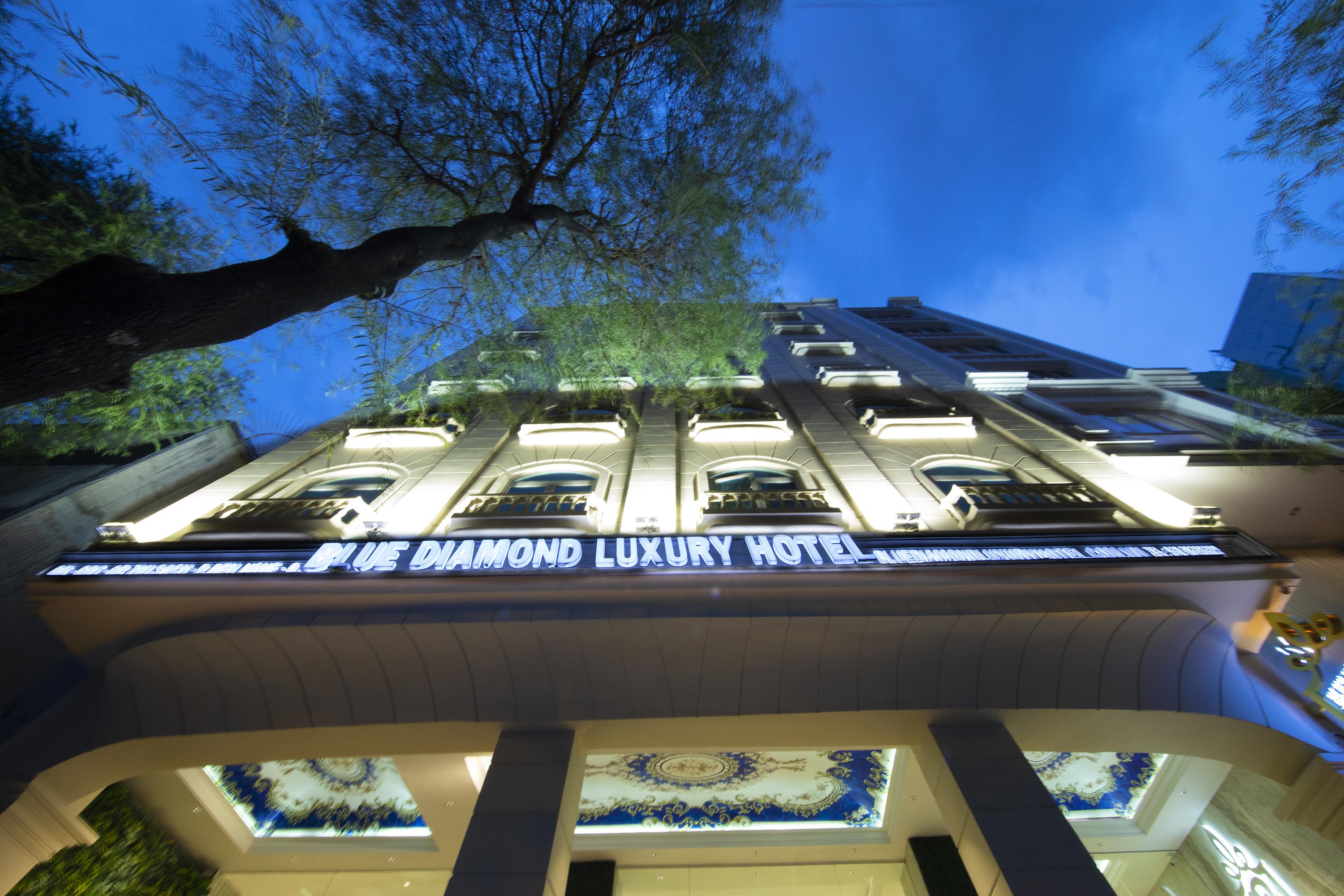 Blue Diamond Luxury Hotel Ho-Chi-Minh-Stadt Exterior foto