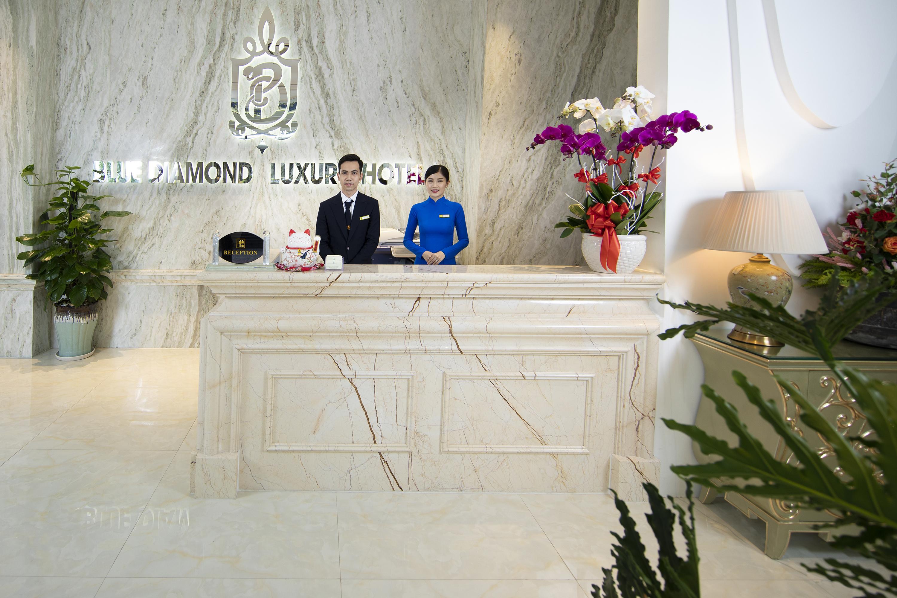 Blue Diamond Luxury Hotel Ho-Chi-Minh-Stadt Exterior foto