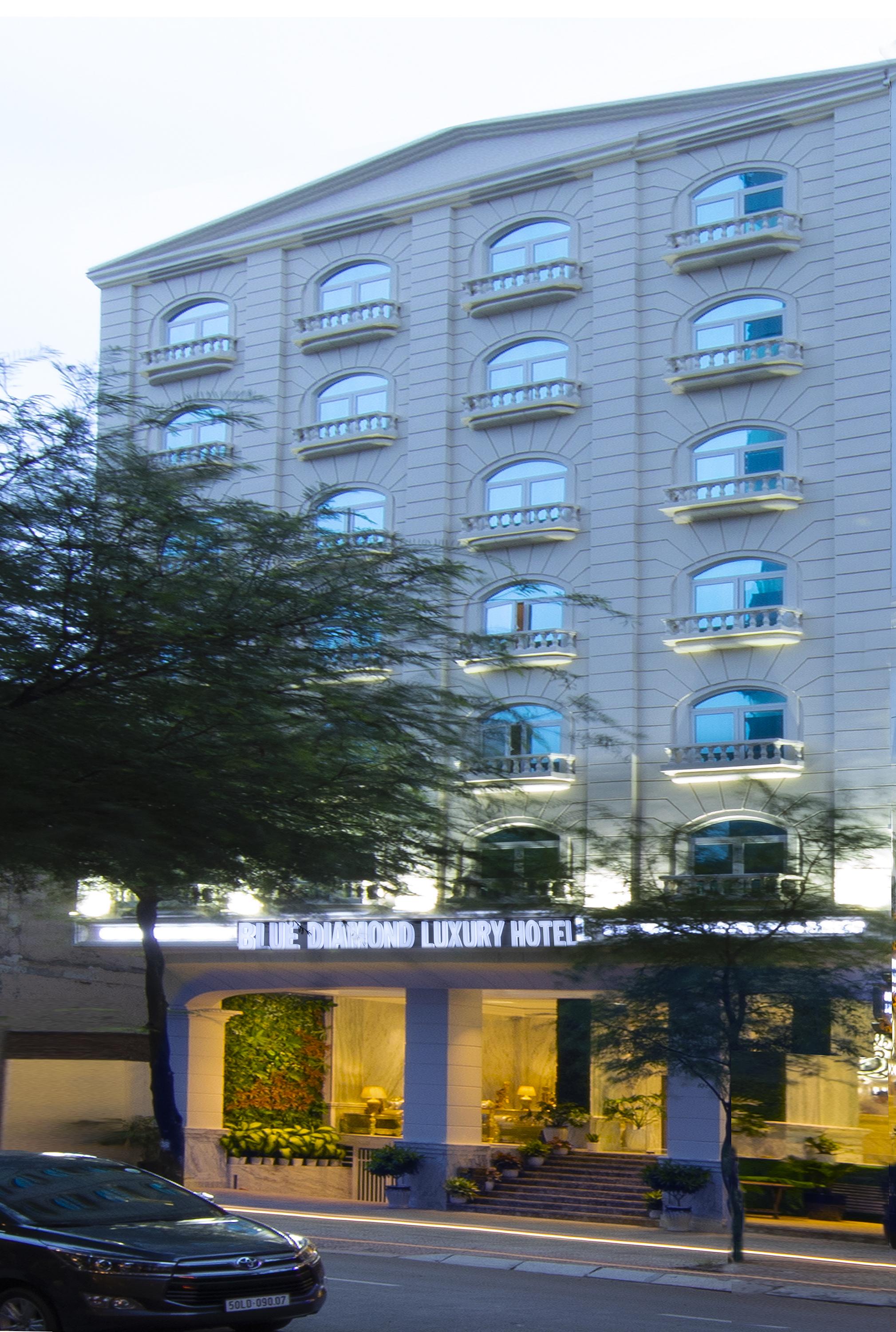 Blue Diamond Luxury Hotel Ho-Chi-Minh-Stadt Exterior foto